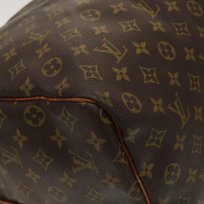 Louis Vuitton Keepall Bandoulière 55, Brown, Canvas, travel