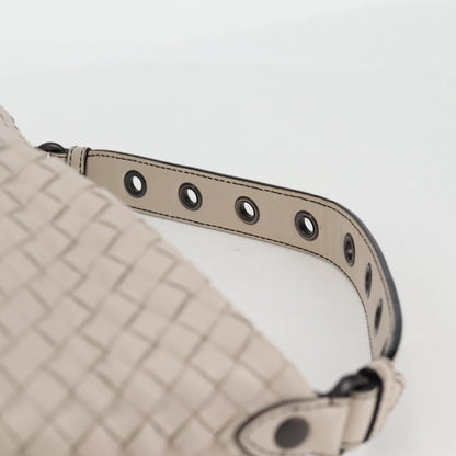 Bottega Veneta Intrecciato, White, Leather, handbag