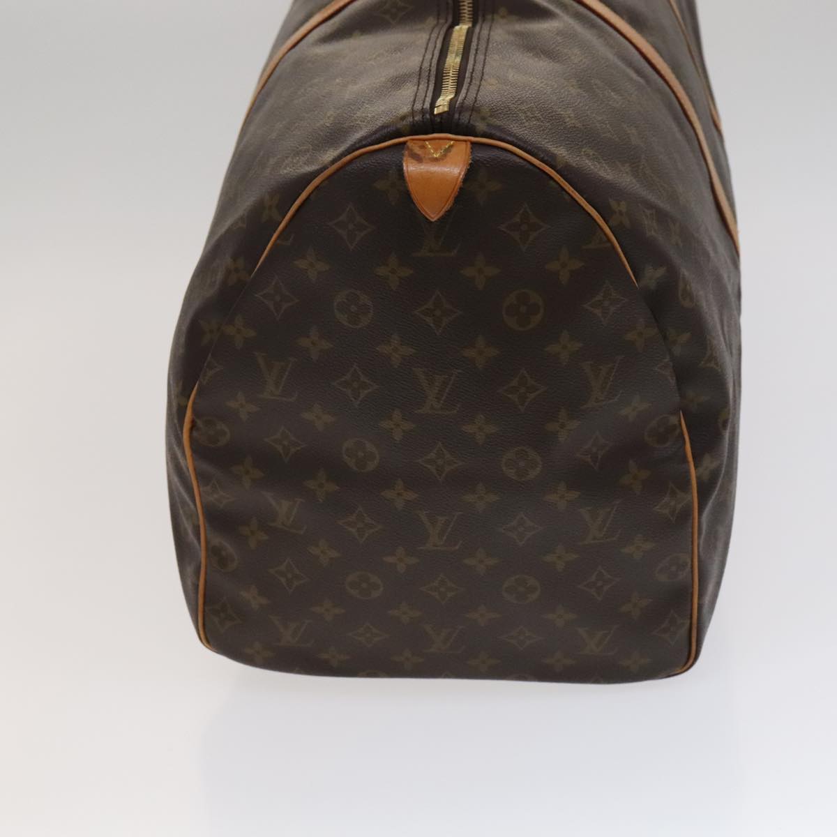 Louis Vuitton Keepall 60, Brown, Canvas, travel