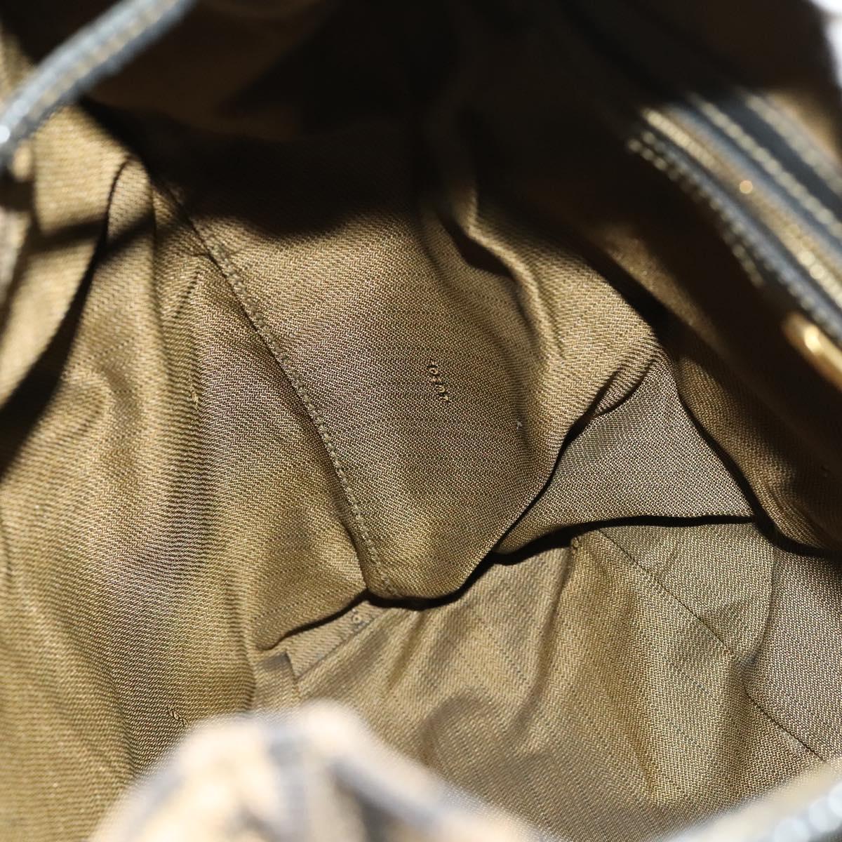 Fendi Zucca, Brown, Canvas, backpack
