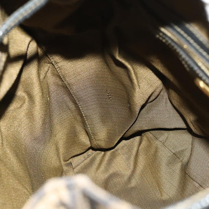 Fendi Zucca, Brown, Canvas, backpack
