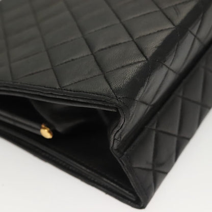 Chanel Vintage, Black, Leather, handbag