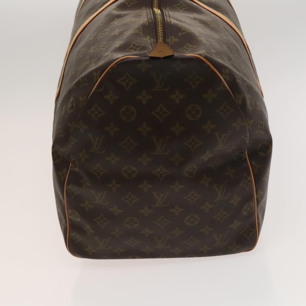 Louis Vuitton Keepall 60, Brown, Canvas, travel