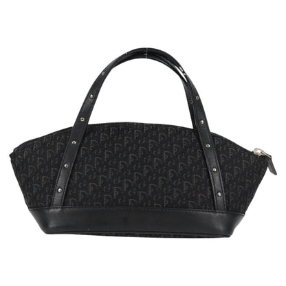 Dior Diorissimo, Black, "CANVAS, LEATHER", handbag
