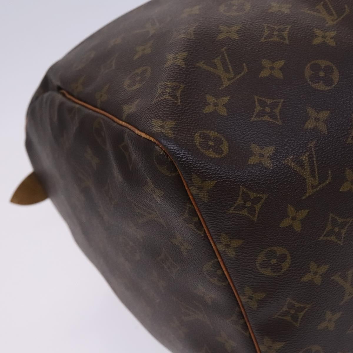 Louis Vuitton Keepall 60, Brown, Canvas, travel