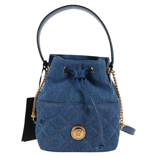 Versace Medusa, Blue, Denim - Jeans, handbag