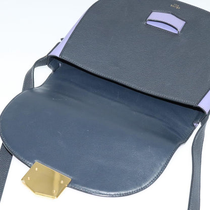 Céline, Black, Leather, shoulder