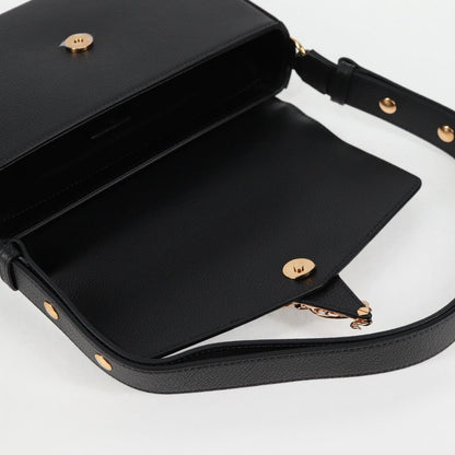 Versace Medusa, Black, Leather, shoulder