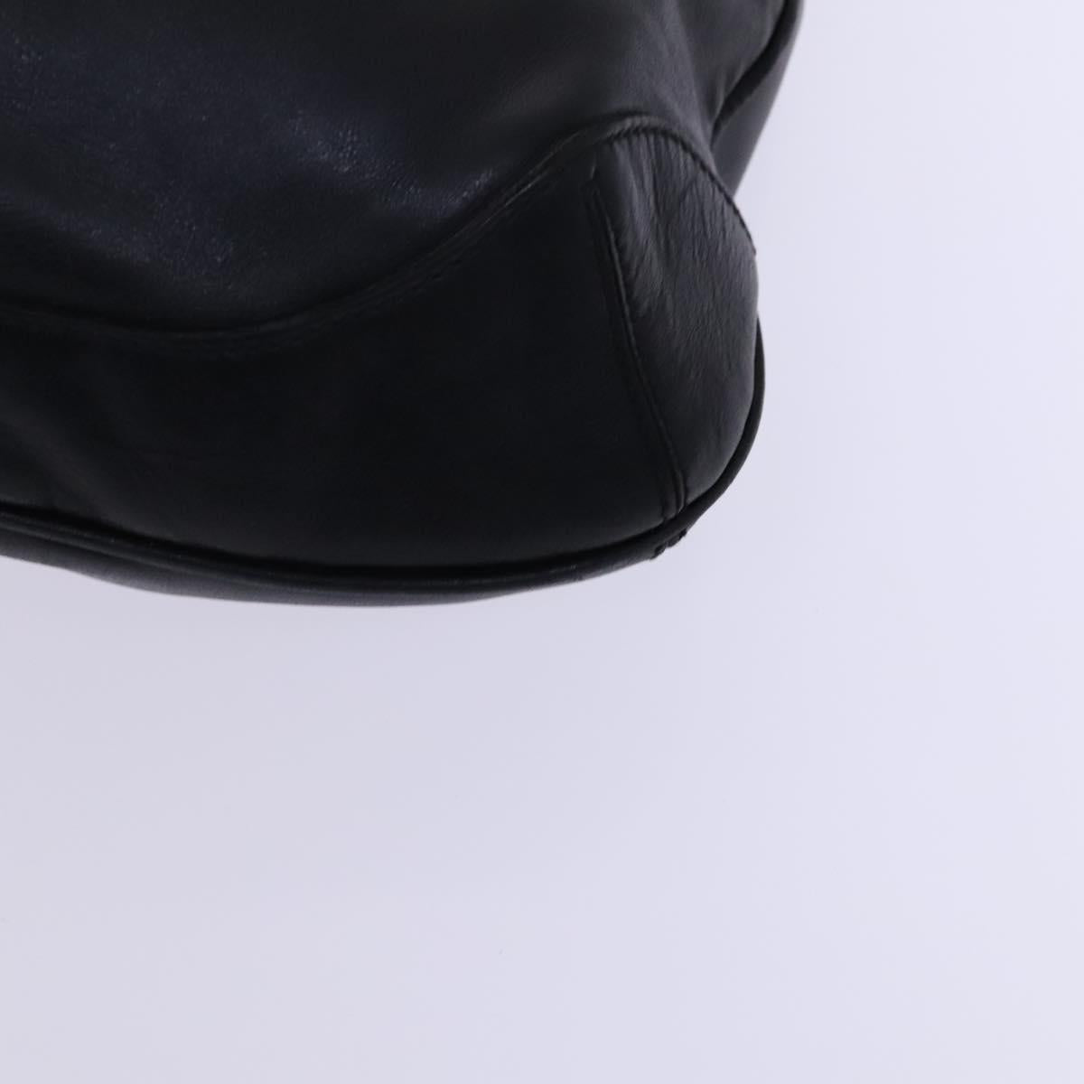 Gucci Peggy, Black, Leather, handbag