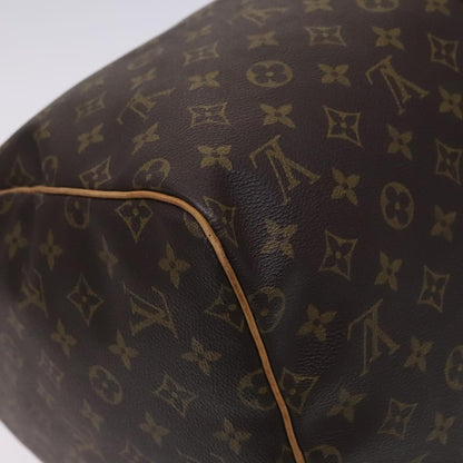 Louis Vuitton Keepall 55, Brown, Canvas, travel