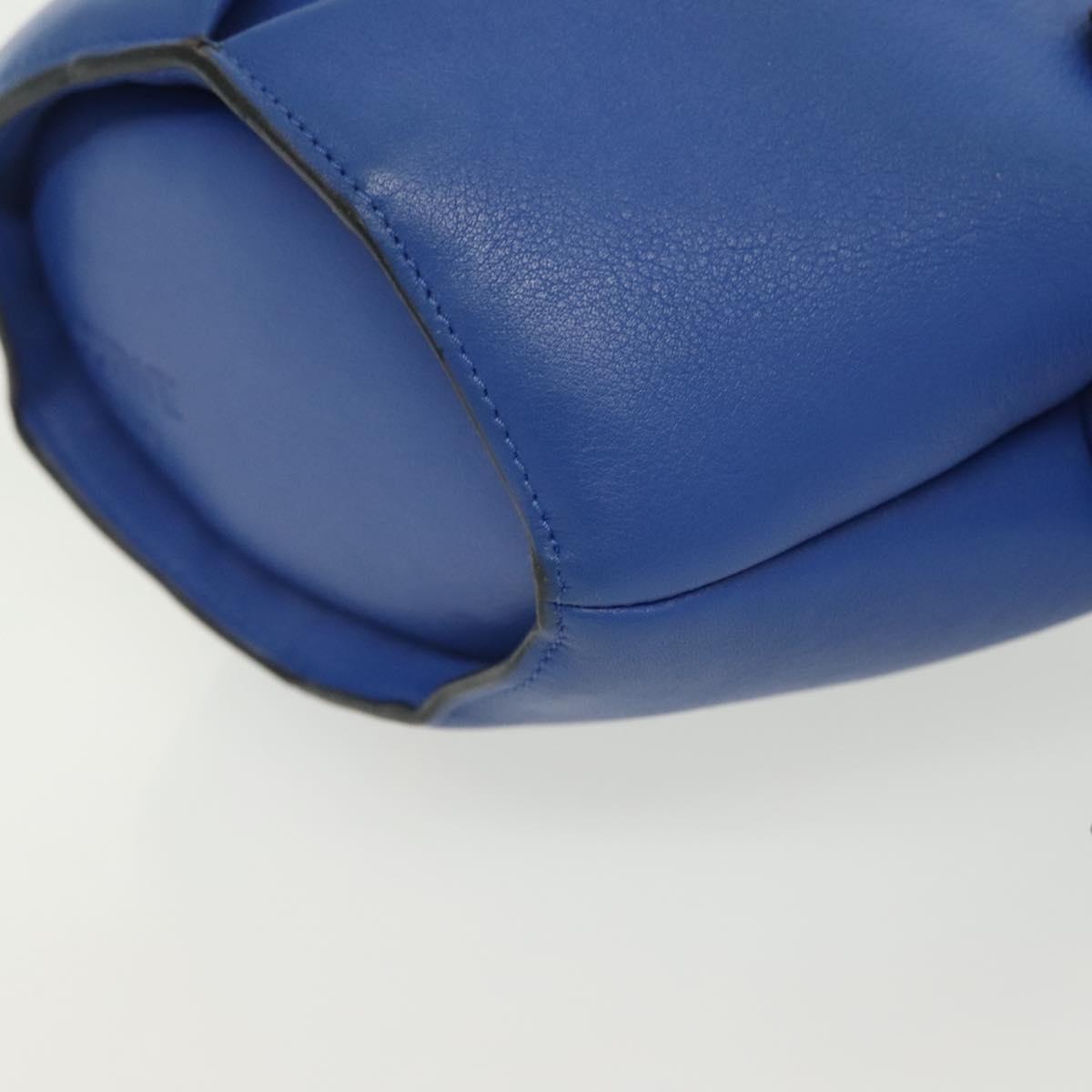 Loewe Elephant, Blue, Leather, handbag