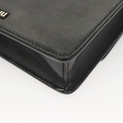 Miu Miu, Black, Leather, shoulder