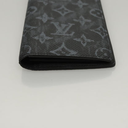 Louis Vuitton Brazza, Black, Canvas, wallet