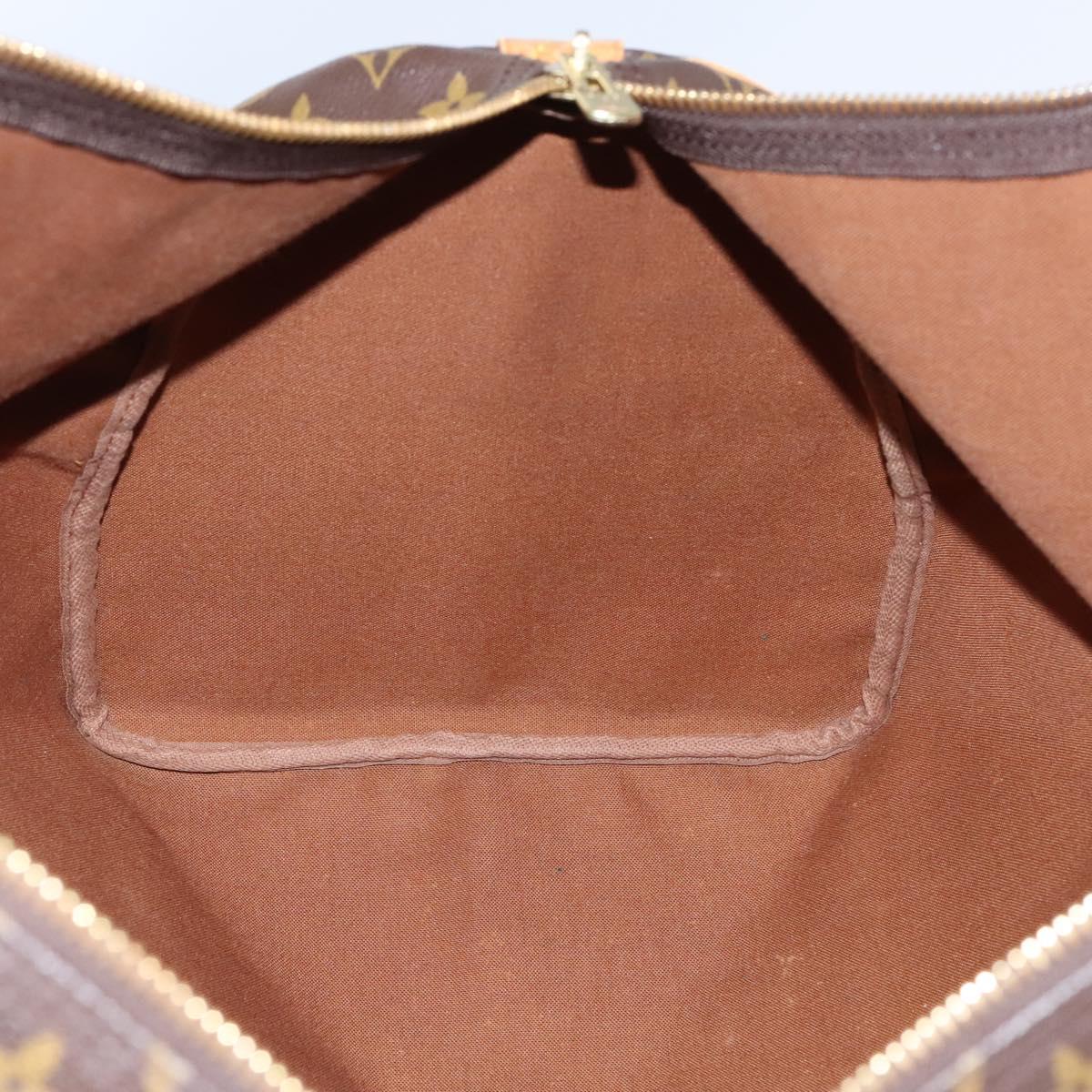 Louis Vuitton Keepall 55, Brown, Canvas, travel