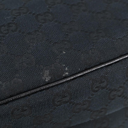 Gucci GG canvas, Black, Canvas, shoulder
