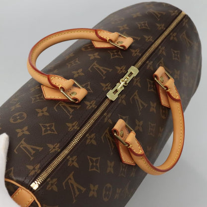 Louis Vuitton Speedy Bandoulière, Brown, "CANVAS, LEATHER", travel