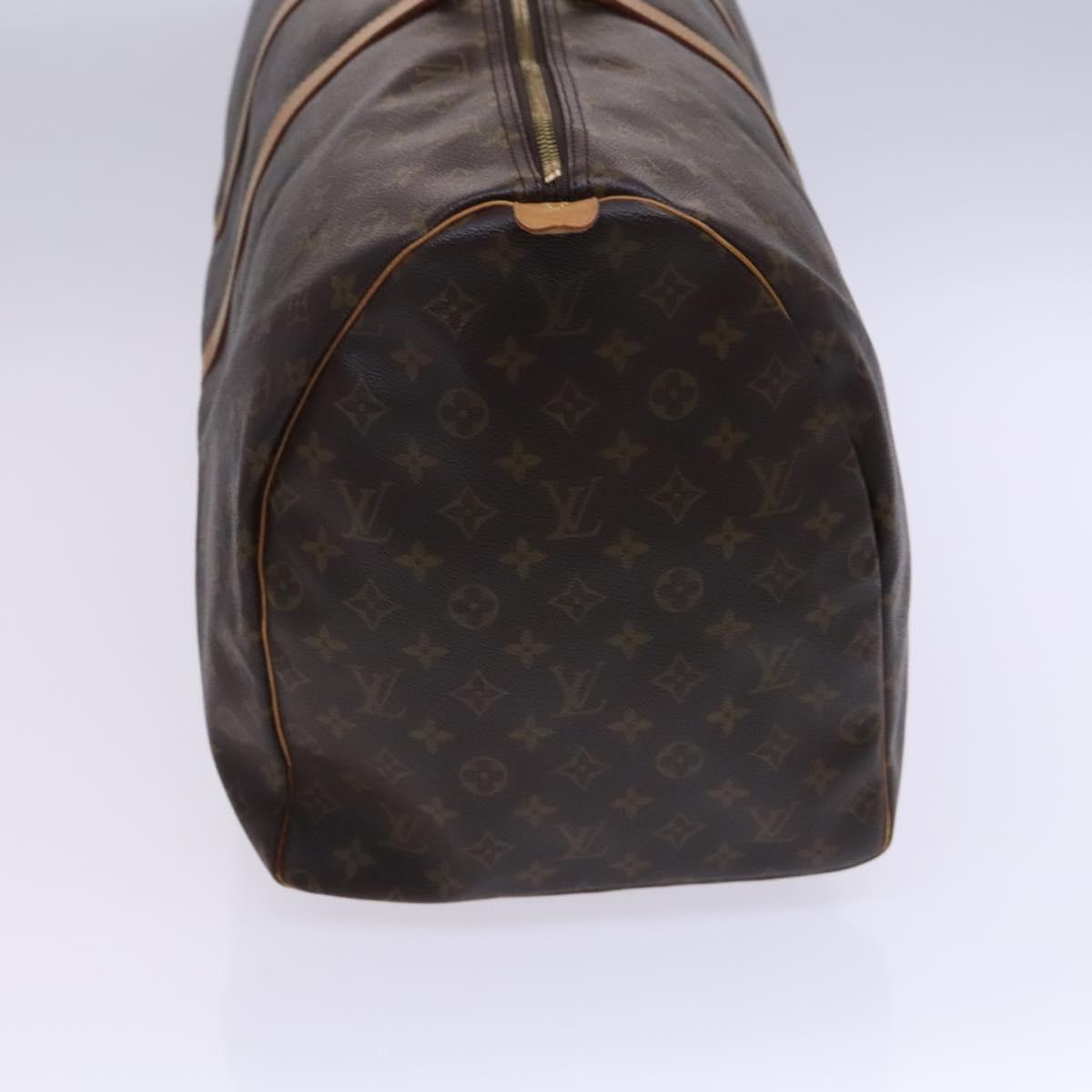Louis Vuitton Keepall 60, Brown, Canvas, travel