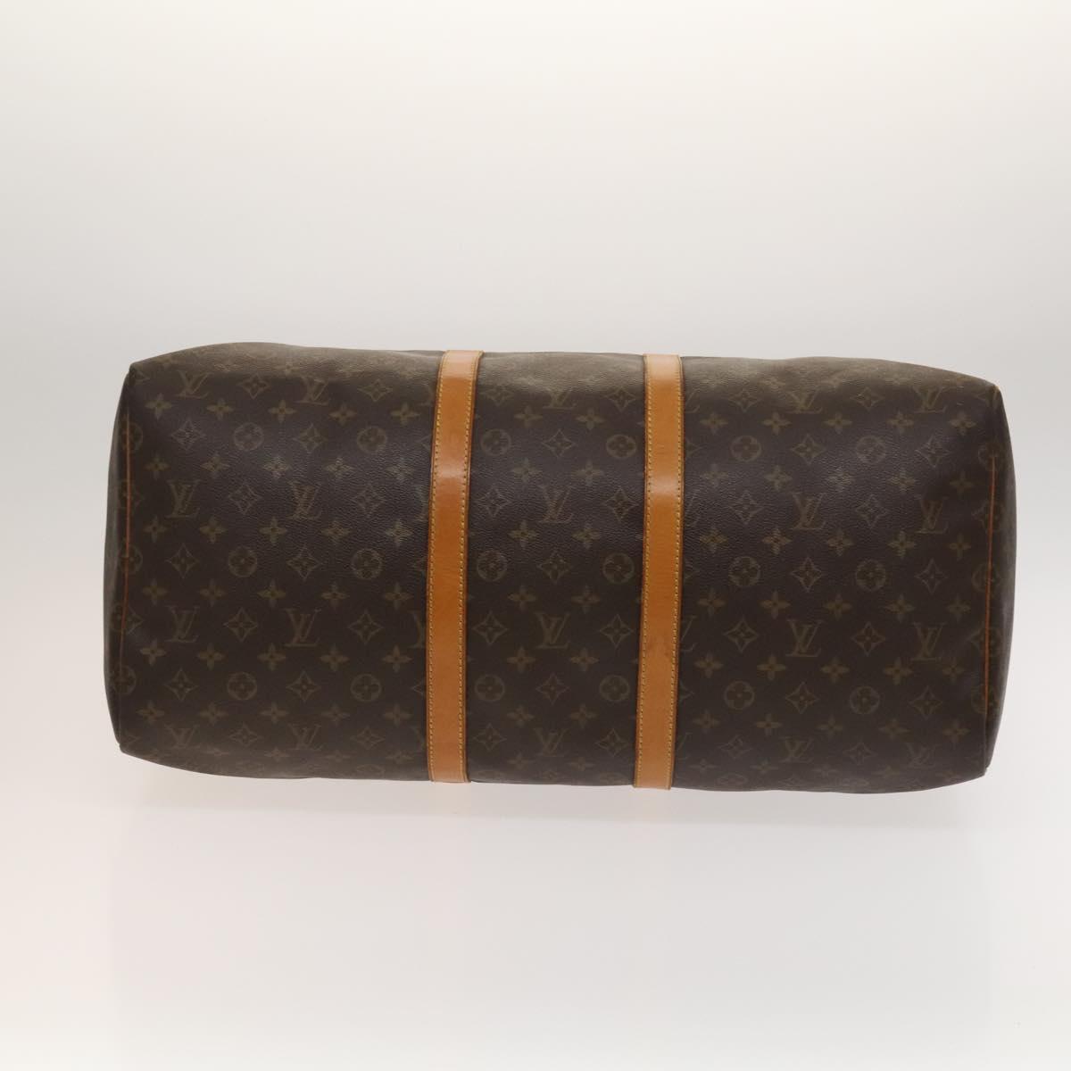 Louis Vuitton Keepall 55, Camel, Canvas, travel