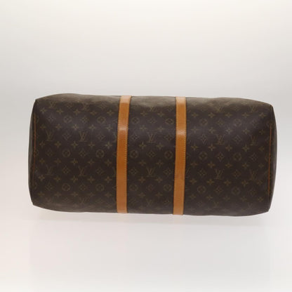 Louis Vuitton Keepall 55, Camel, Canvas, travel