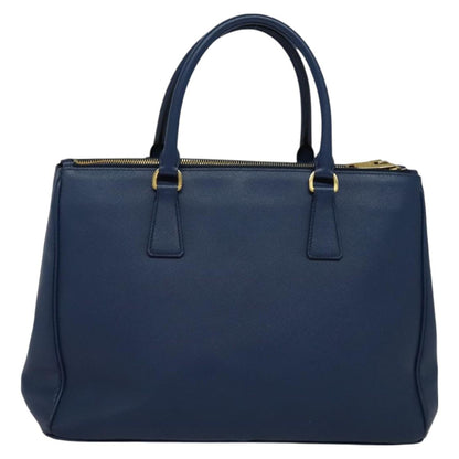 Prada Galleria, Blue, Leather, handbag