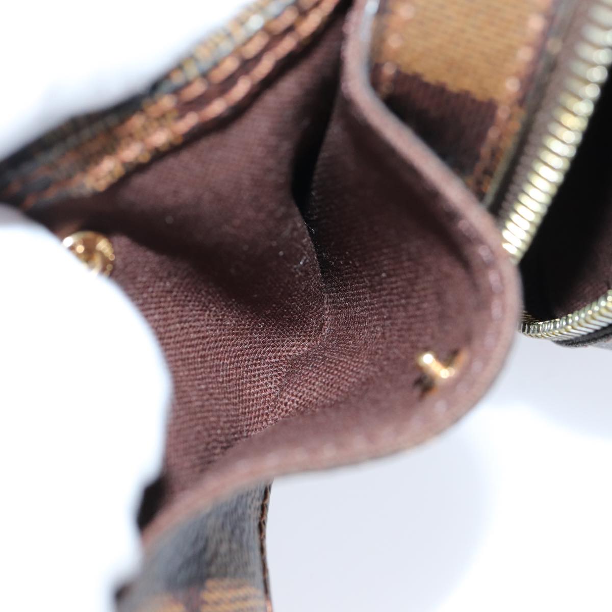 Louis Vuitton Geronimos, Brown, Canvas, shoulder