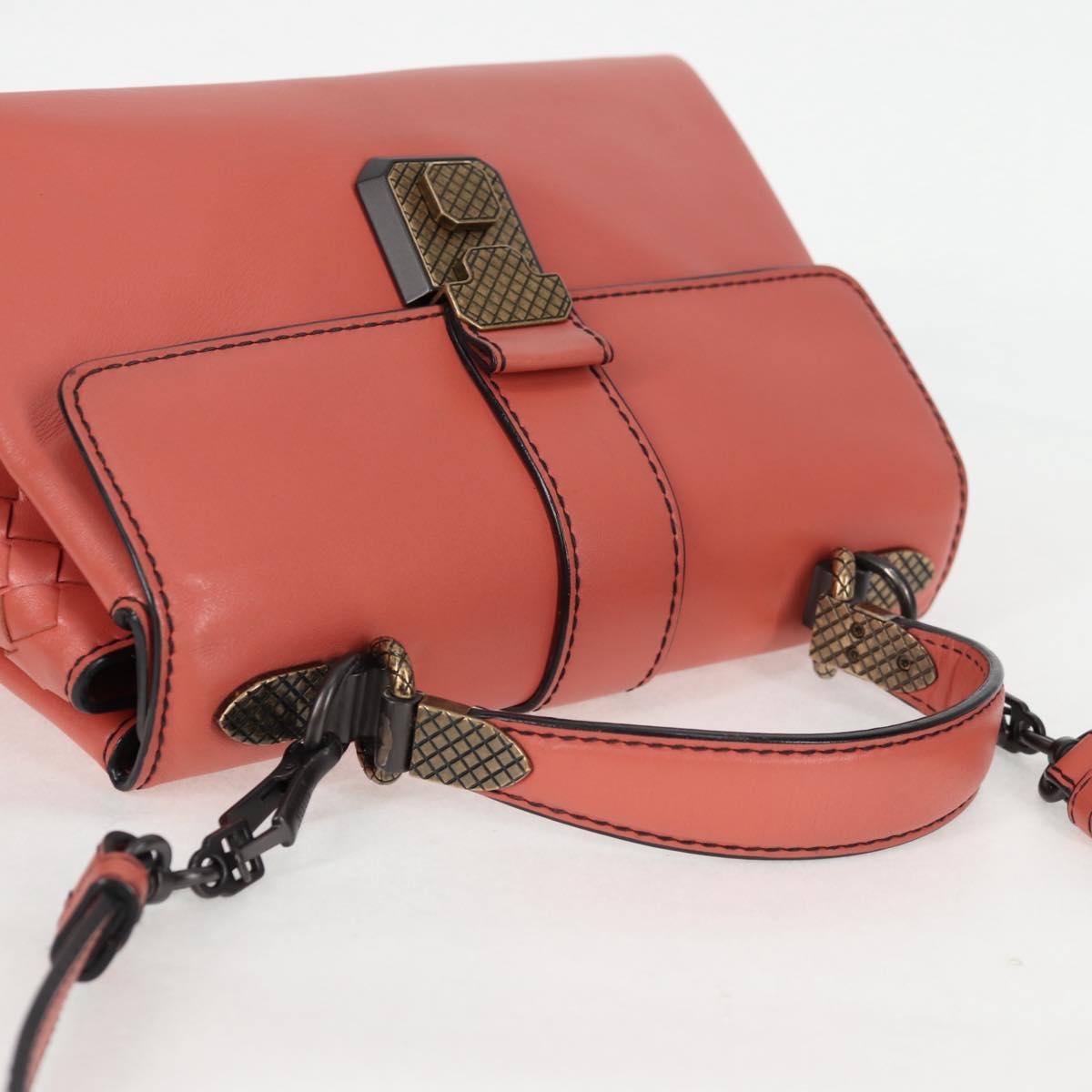 Bottega Veneta Piazza, Pink, Leather, handbag