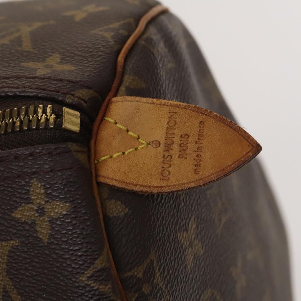 Louis Vuitton Keepall 55, Brown, Canvas, travel