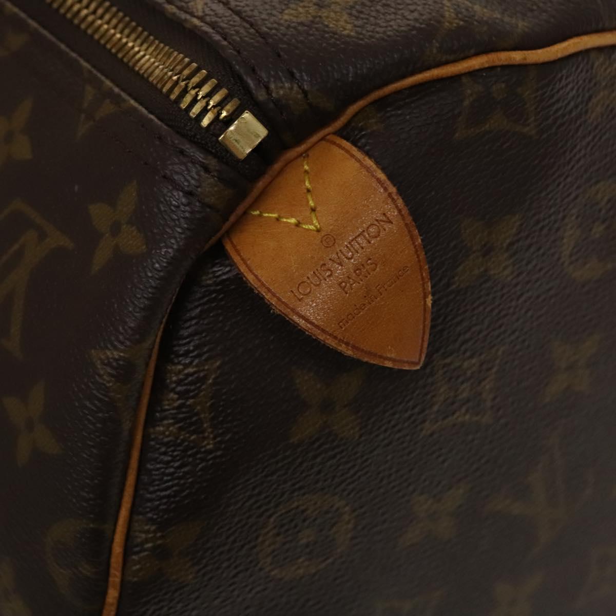 Louis Vuitton Keepall 55, Brown, Canvas, travel