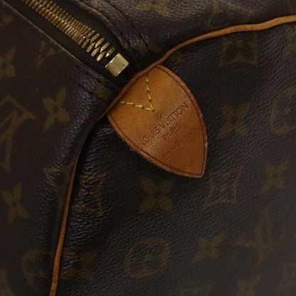 Louis Vuitton Keepall 55, Brown, Canvas, travel