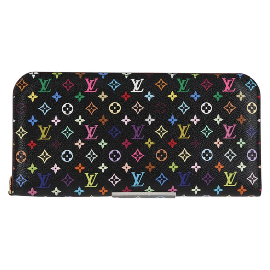 Louis Vuitton Insolite, Black, Canvas, wallet