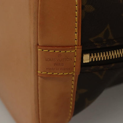 Louis Vuitton Alma, Brown, Canvas, handbag
