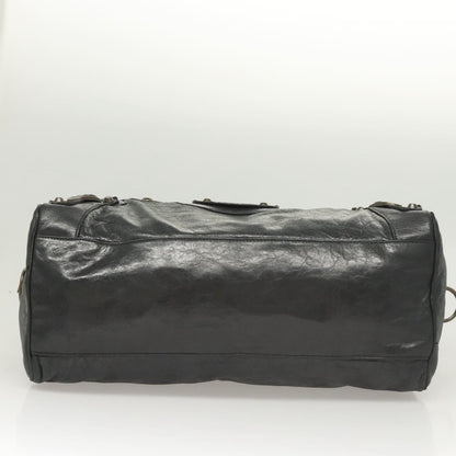 Balenciaga City, Black, Leather, handbag