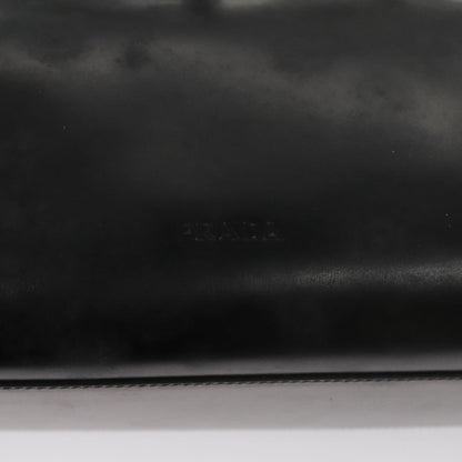 Prada Flame, Black, Leather, handbag