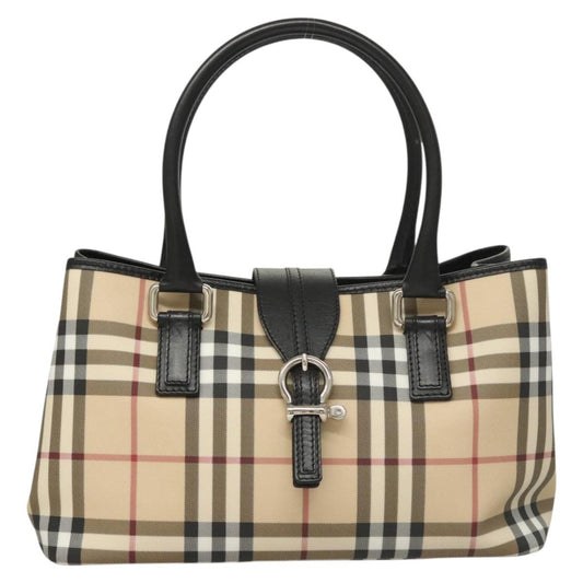 Burberry Nova Check, Beige, Canvas, tote