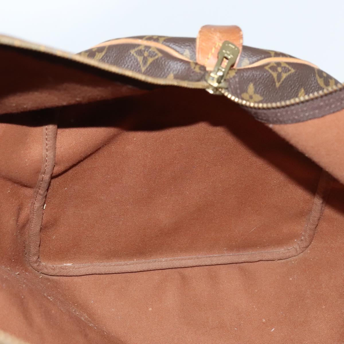 Louis Vuitton Keepall 55, Brown, Canvas, travel