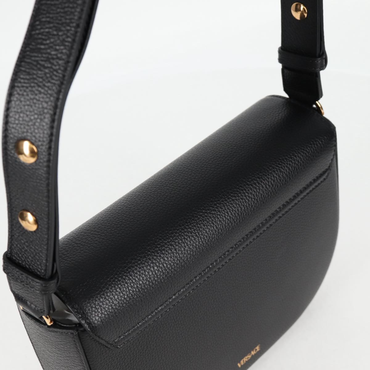 Versace Medusa, Black, Leather, shoulder