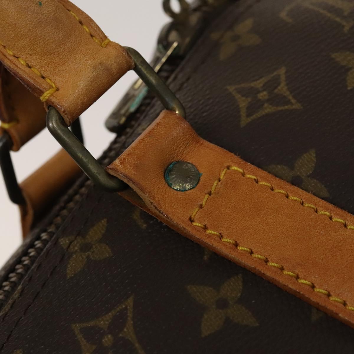 Louis Vuitton Keepall 60, Brown, Canvas, travel