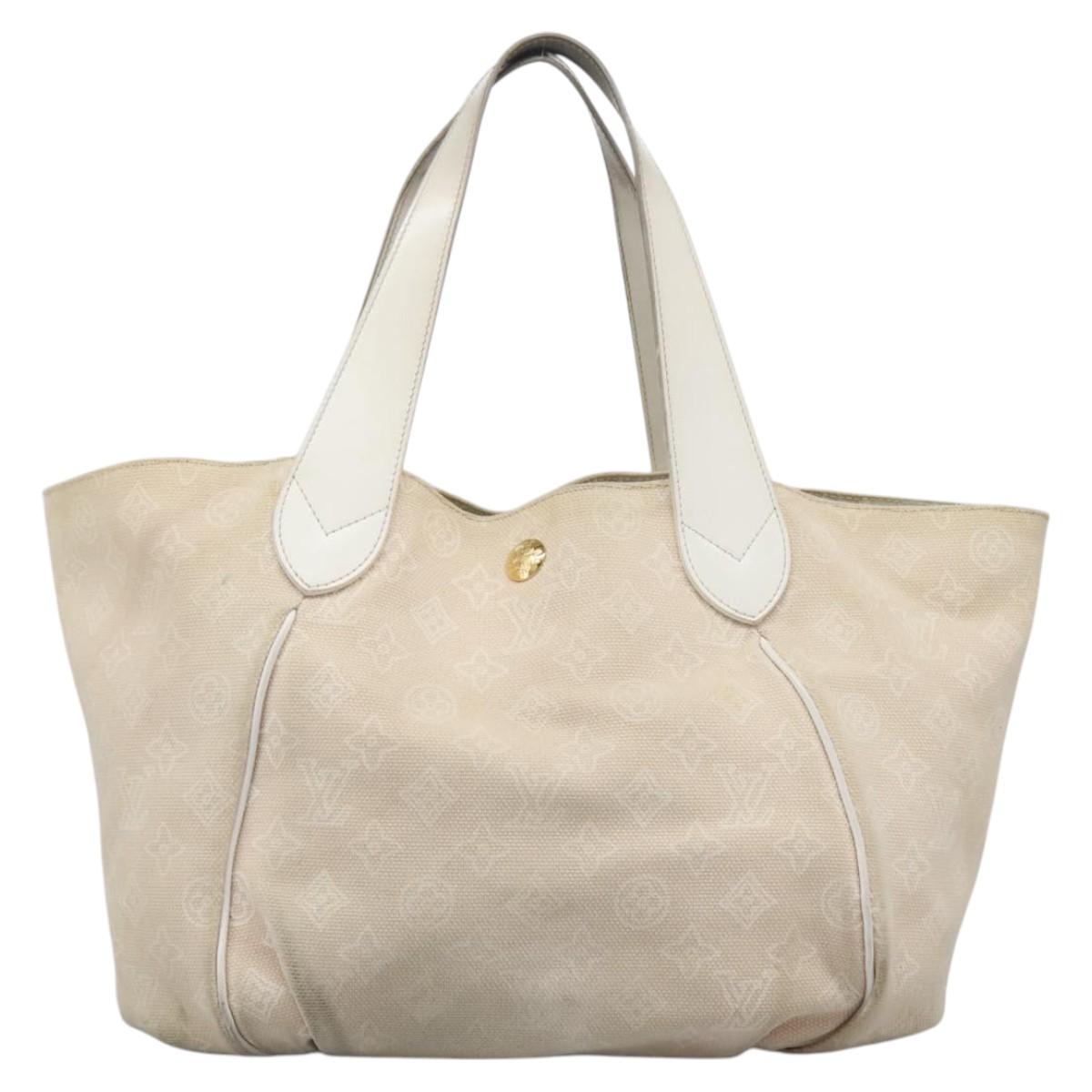 Louis Vuitton Ipanema, Beige, Canvas, tote