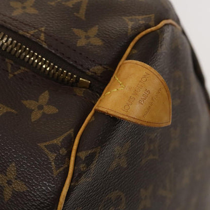 Louis Vuitton Keepall 55, Brown, Canvas, travel