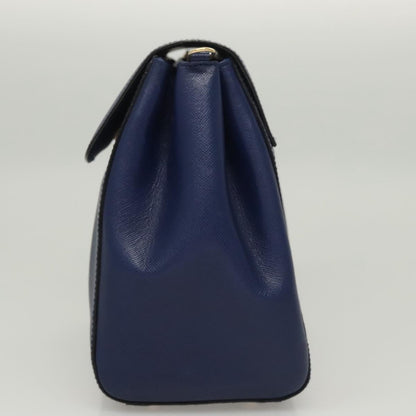 Prada Cleo, Navy, Leather, clutch