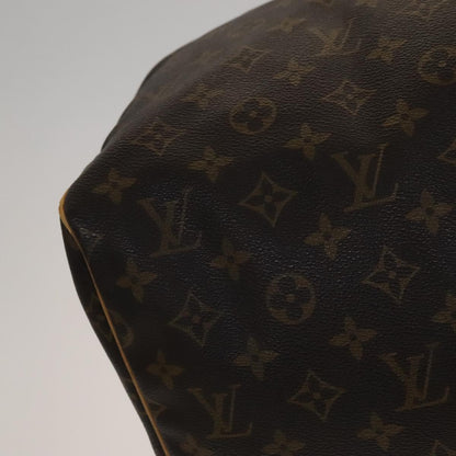 Louis Vuitton Keepall 55, Brown, Canvas, travel
