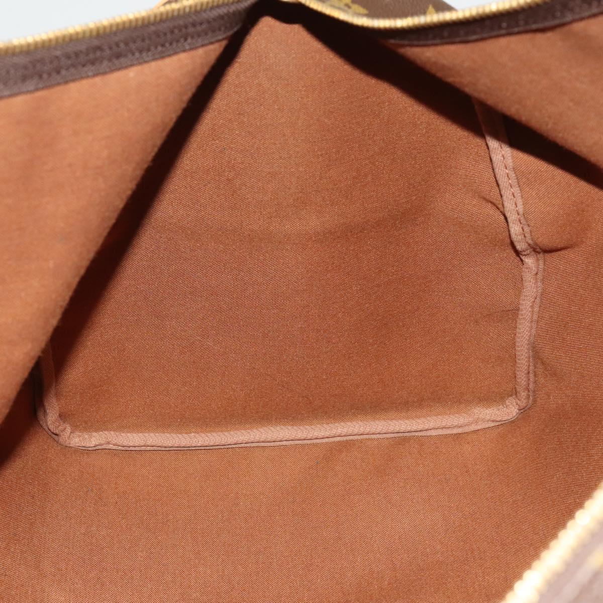 Louis Vuitton Keepall 55, Brown, Canvas, travel