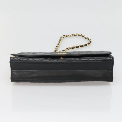 Chanel Matelassé, Black, Leather, shoulder