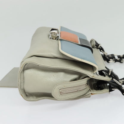 Balenciaga, Grey, Leather, shoulder
