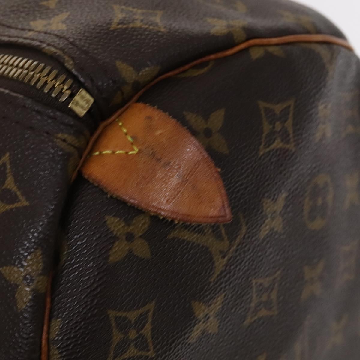 Louis Vuitton Keepall 60, Brown, Canvas, travel