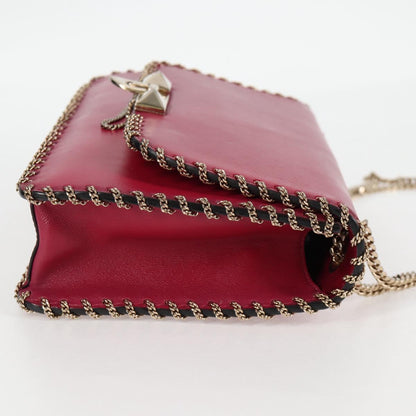 Valentino Garavani Demilune, Pink, Leather, shoulder