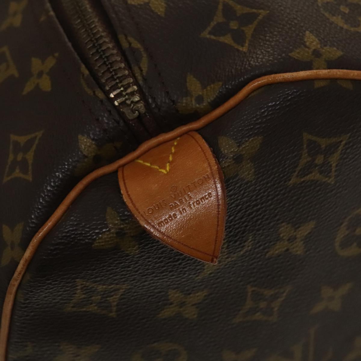 Louis Vuitton Keepall 60, Brown, Canvas, travel
