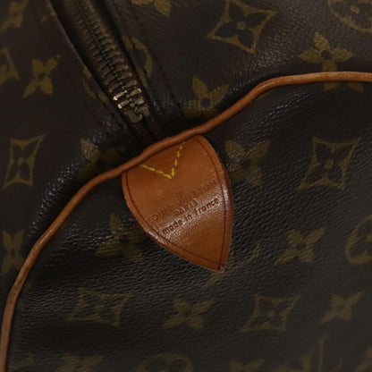 Louis Vuitton Keepall 60, Brown, Canvas, travel