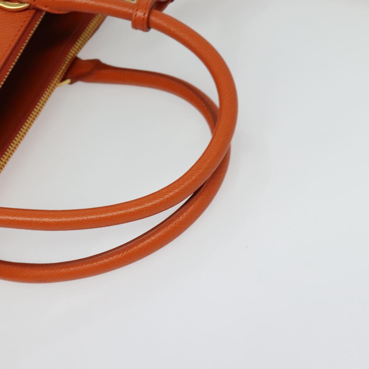 Prada Galleria, Orange, Leather, handbag