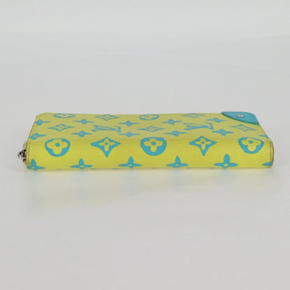Louis Vuitton Zippy Wallet Vertical, Yellow, Canvas, wallet